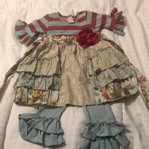 Giggle Moon 24M Spring/Summer Outfit, Headband